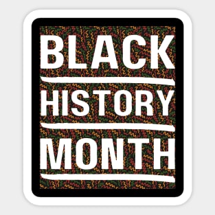 Black History Month Sticker